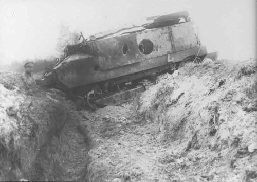 knocked-out-british-wwi-tank